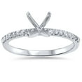 thumbnail image 1 of 1/5ct Diamond Ring Setting 14K White Gold, 1 of 4