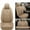 Beige, variant on PEPWELL Full Set 5-Seat Car Seat Covers, PU Leather Full Surrounded Protector Pad - Waterproof & Anti-Scratch, Universal Fit for Most Sedans, SUVs & Pick-up Trucks