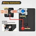 thumbnail image 4 of Nilight Remote Battery Disconnect Switch 12V 250A Car Anti-Theft Kill Switches Upgrade Prevent Power Drain with Wireless Remote Control Relay Fobs for Auto Truck RV Boat, 4 of 9