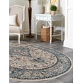 thumbnail image 3 of Rugs.com Lola Collection Rug – 8' x 10' Oval Blue Medium Rug Perfect For Living Rooms, Large Dining Rooms, Open Floorplans, 3 of 9