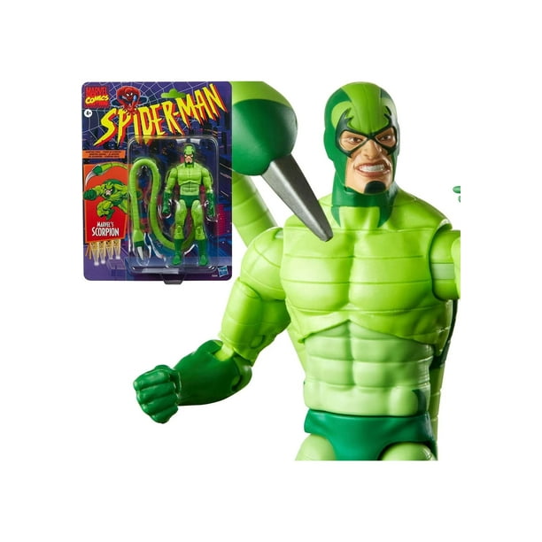 Figura de acción Marvel Legends Series Scorpion, 15 cm, más de 4 años