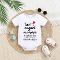thumbnail image 2 of Caqnni Infant 12-18 Months Sleep & Play One-Piece Bodysuit Childrens Bodysuit Newborn Printed Short Sleeved Romper Comfortable A26-Black, 2 of 6