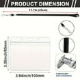 thumbnail image 2 of Clear Plastic & Flat Neck Lanyards with Swivel Hook - Durable ID Card Holders for Nurses, Teachers, Office Professionals - Professional Name Tags Supplies, Lanyards for Id Badges, 10/25/50/100/150pcs, 2 of 8