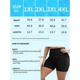 thumbnail image 6 of Charmo Women Plus Size Swim Short Mesh Board Shorts High Waisted Boyleg Swimsuit Bottoms, 6 of 6