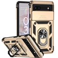 thumbnail image 1 of Estuche GANGXUN para Google Pixel 6A, soporte giratorio 360°, estilo mecánico y magnético, 1 of 5