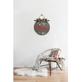thumbnail image 5 of Eveokoki 12" Be Merry Sign Christmas Welcome Sign for Front Door Round Wooden Hanging Wreaths for Porch Home Wall Decor Farmhouse Christmas Holiday Decoration Outdoor Indoor, 5 of 5