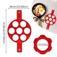 thumbnail image 3 of Labymos Silicone Non Stick Pancake Maker Egg Ring Cooking Tool for Frying Muffin Pancake or, 3 of 8