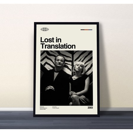 POSTER Lost In Translation Poster, Lost In Translation Print, Minimalist Poster, Vintage Print, Custom Poster, Wall Art, Home Decor, Mom Gifts-UNFRAMED
