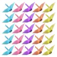 thumbnail image 1 of BESTYASH 50Pcs Handmade Origami Crane Art Multicolor Paper Decor for Valentine Wedding and Festive Use, 1 of 8