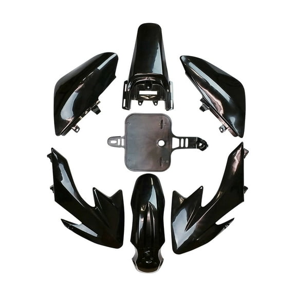 Plastic Fender Body Kit HONDA CRF50 XR50 Style 50cc 110cc 125cc Pit Dirt Bike Black