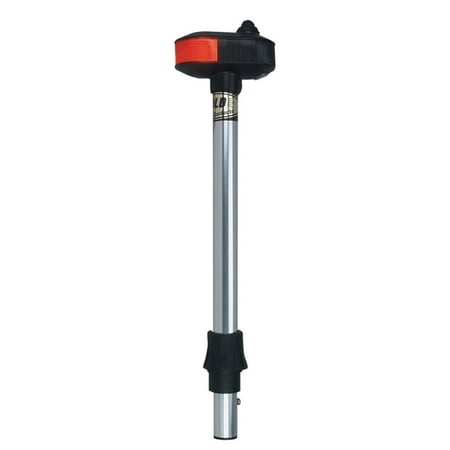 

Perko 1421DP2CHR Removable Bi-Color Pole and Utility Light - 12 Height 0° Rake