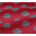 thumbnail image 5 of oneOone Viscose Jersey Fabric Floral Block Printed Craft Fabric BTY 60 Inch Wide, 5 of 5
