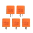 thumbnail image 2 of 5PCS Relay Flasher,12V 2 Pin Motorcycle Blinker Adjustable LED Flasher Relay Turn  Indicator for Most Motorcycles, 2 of 8