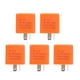 thumbnail image 1 of Wincal Relé Intermitente LED Pin, 5 unids/Set 12V 2 Pin Intermitente de Motocicleta Relé Intermitente LED Ajustable Indicador de señal de Giro, 1 of 8