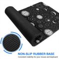 thumbnail image 6 of Long Mouse Pads for Desk,Black White Zodiac Sun Moon Pattern Desk Mats on Top Of Desks, Desk Mouse Pad Extra Large with 3mm Non-Slip Base and Stitched Edge for Gaming,Office,Work,Home 35.4"x15.7", 6 of 6
