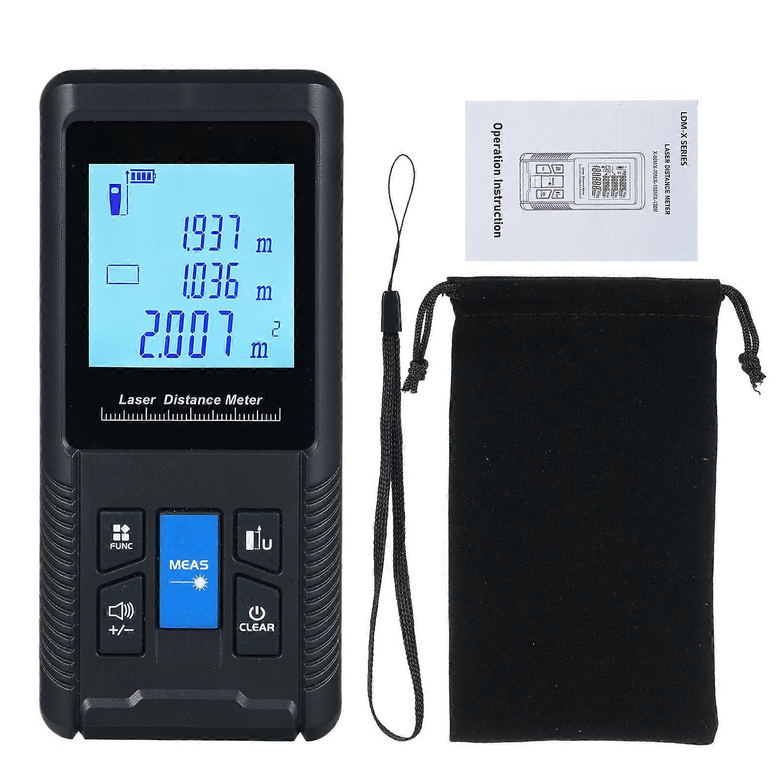 Digital Laser Rangefinder Smart Laser Distance Meter with Single ...