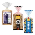 thumbnail image 1 of Paquete  Despensa New York Deli & Bagel Pan de Caja Bagels y Europeo 3 Piezas: Granos y semillas, Plain, Marmoleado, 1 of 2