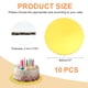 thumbnail image 2 of Uxcell 10 Pcs Cartones para Pasteles, Bandejas Circulares de 10 Pulgadas, Doradas, 2 of 6