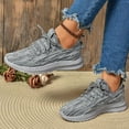 thumbnail image 4 of Dakaela Running Shoes for Women Mesh Walking Tennis Shoes Non Slip Gym Workout Fashion Sneakers Grey 6, 4 of 7