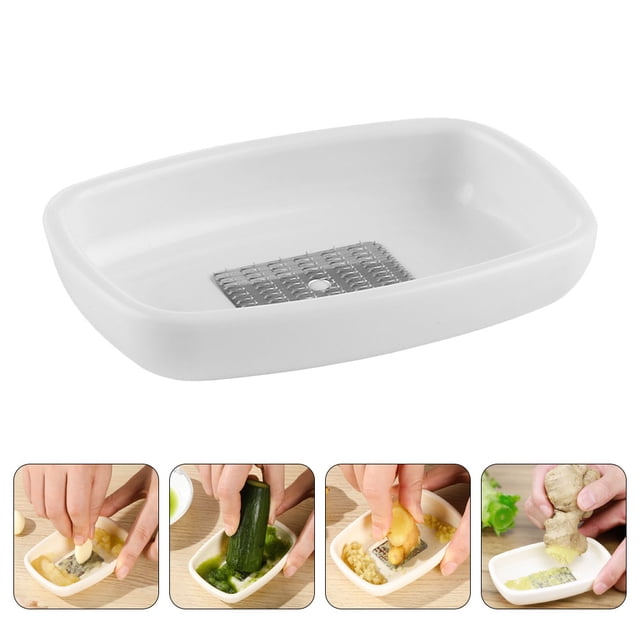 Phenofice Rallador De Ajo Y Jengibre En Plástico Y Acero Inoxidable Para Cocina Doméstica