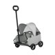 thumbnail image 2 of Carroller de mascotas 4 ruedas Corredor de perros Ligero, transportista de viajes de mascotas, carrito de mascotas desmontable para pequeños gatos de gris, 2 of 9