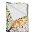 thumbnail image 2 of Tree Soft Flannel Fleece Throw Blanket, Watercolor Nature Colorful Blooming Branches 4 Seasons Themed Illustration Print, Cozy Plush for Indoor and Outdoor Use, 60" x 80", Multicolor, by Ambesonne, 2 of 5