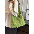 thumbnail image 4 of Kukuzhu Knitted Hobo Bag Women's Crocheted Shoulder Bag Large Handbags Tote Wool Woven Aesthetic Purse Top Handle Bag, 4 of 8