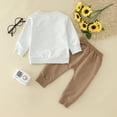 thumbnail image 7 of Baby Boy Winter Clothes Little Boys Spring Fall Round Neck Long Sleeve Elastic Waist 3T 4T 5T Everyday Outfit Set 2Pcs, 7 of 7