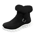 thumbnail image 2 of Miluxas Womens Winter Boots Warm: Womens Waterproof Snow Boots Ankle Casual Cold Weather Fur Lined Comfortable Booties, 2 of 4