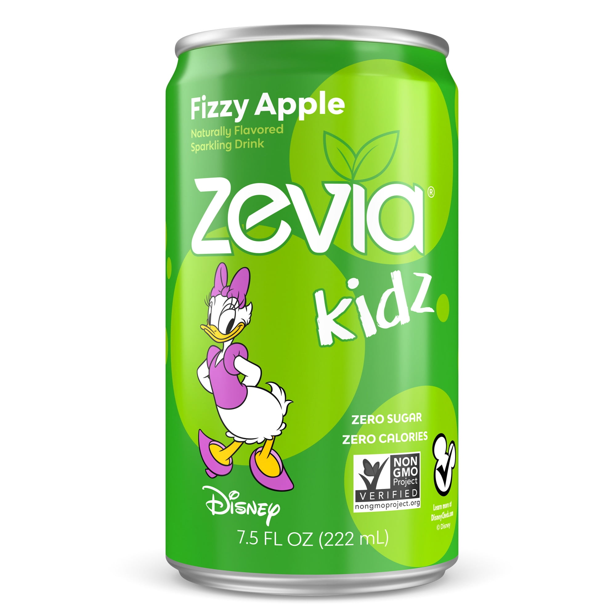Zevia Zero Sugar Kids, Fizzy Apple, Sparkling Drink, 7.5 Fl Oz