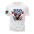 thumbnail image 5 of Mens Patriotic Shirts American Flag Patriotic T-Shirt Independence Day Graphic Tee Tops (White,S), 5 of 6