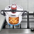 thumbnail image 1 of Pressure Cooker, 304 Stainless Steel Rice Cooking Casserole Stock Pot Kitchen Catering Cookware For Induction Gas Stove, 1 of 8