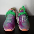 thumbnail image 2 of Adi-das HUMAN RACE NMD PHARRELL 'HOLI FESTIVAL CORAL/FGREEN/LPURPLE AC7034 Sz 6.5, 2 of 6