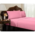 thumbnail image 2 of Reversifi Embroidered Bed Sheets Set Soft Brushed Microfiber Full, Poignanc Pink, 2 of 2
