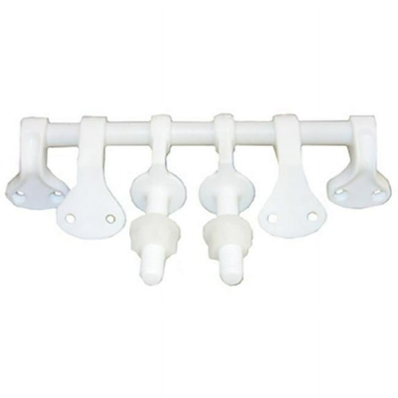 14-1021 Plastic Replacement Toilet Seat Hinge, White