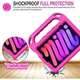 thumbnail image 4 of AVAWO Kids Case for iPad Mini 7 (A17 Pro) 2024 8.3 inch, Mini 6 2021 with Built-in Screen Protector, Shockproof Lightweight Handle Stand Cover for Model (A2995/A2996, A2567/A2568/A2569), Rose, 4 of 9
