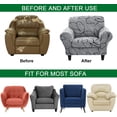 thumbnail image 4 of 2 Pet Soft Stretch Sofa Covers for 1 Seater (Small, 08), 4 of 6