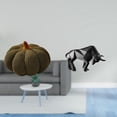 thumbnail image 2 of Juego de almohadas de calabaza de Halloween, estatua de toro, figura de resina, tacto suave, ideal para sala de estar, dormitorio, cafetería o restaur, 2 of 8