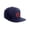 Navy, variant on Classic Snapback Hat Old English Font Alphabet A to Z Flat Bill Visor Cap, Black Red Hat, Red S