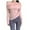 Pink, variant on Off The Shoulder Collarbone Long Sleeved One Shoulder Knit Sweater Women's Spring And Autumn One Neck Top&nbsp;womens tops Red，One Size