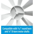 thumbnail image 4 of Camco 40428 Replacement RV Vent Inverse Fan Blade, 4 of 5