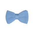 thumbnail image 1 of INSPIRE CHIC Men's Pre-Tied Bow Ties Adjustable Strap Solid Color Knitted Bowtie Light Blue, 1 of 6
