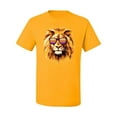 thumbnail image 2 of Lion With Sunglasses Animal Lover Men's Graphic T-Shirt, Gold, 5XL, 2 of 3