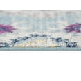 thumbnail image 3 of 3â€™ x 5â€™ Blue Distressed Medallion Area Rug, 3 of 5