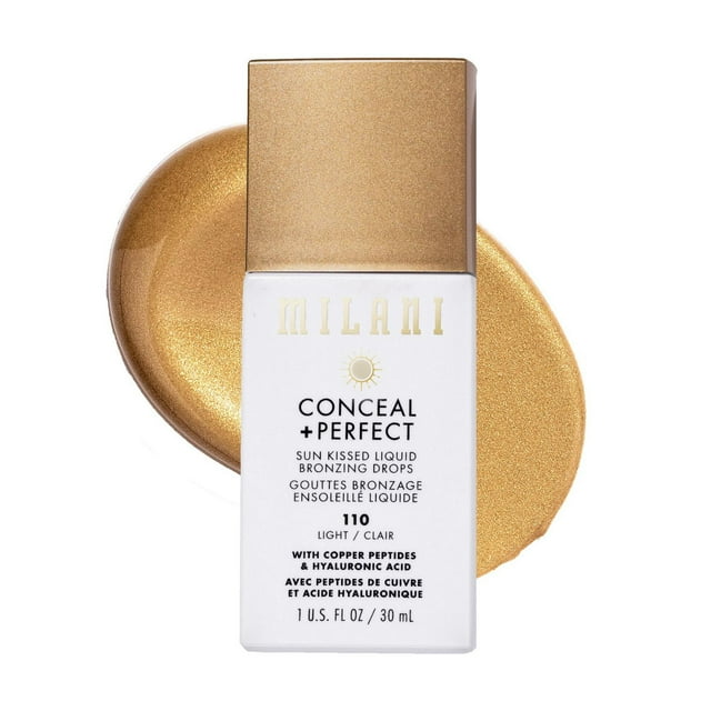 Milani Conceal + Perfect Sun Kissed Liquid Bronzing Drops