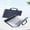 Navy, variant on EUDIDV Paper Folder Holder Canvas Accordion Bag Multi Layer Document Bag Student Document Bag Portable Test Paper Bag Storage Bag Portable File Case