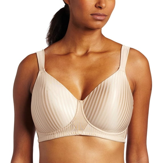 PLAYTEX Nude Secrets Perfectly Smooth Wirefree Bra, US 42DDD, UK 42E, NWOT