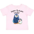 thumbnail image 3 of Inktastic Happy Birthday, Uncle- Cute Penguins Boys or Girls Toddler T-Shirt, 3 of 5