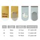 thumbnail image 2 of 5 pares de calcetines antideslizantes para bebés, calcetines para niños pequeños con agarraderas, calcetines con suela antideslizante para niños, 2 of 6