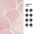 thumbnail image 2 of Pink Peel and Stick Backsplash Fish Scale Tile, Removable Renter Friendly Backsplash 3D Adhesive Stick on Wall Tiles for Kitchen Bathroom (10 Sheets), 2 of 6